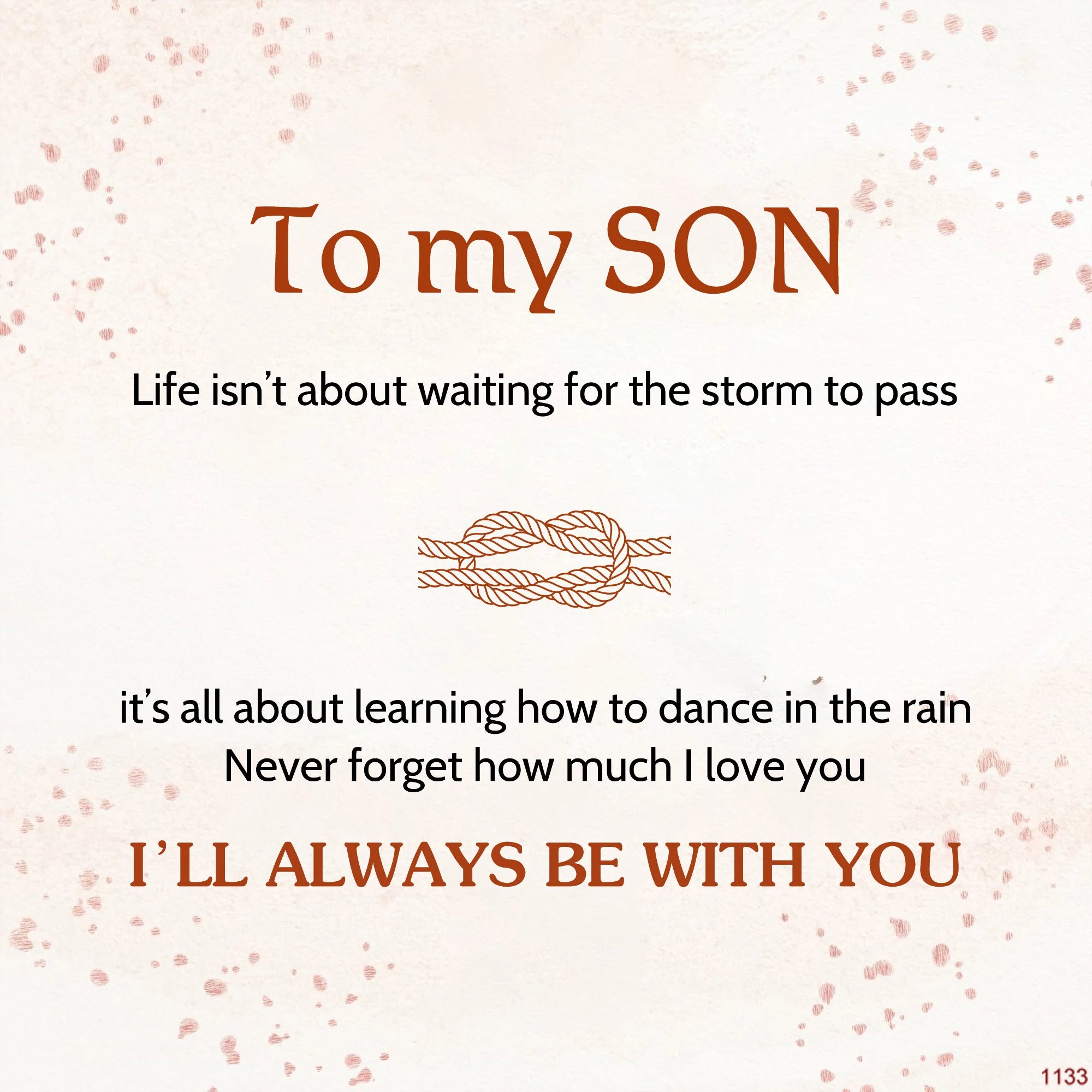 For Son - I’ll Always Be With You Infinity Bracelet
