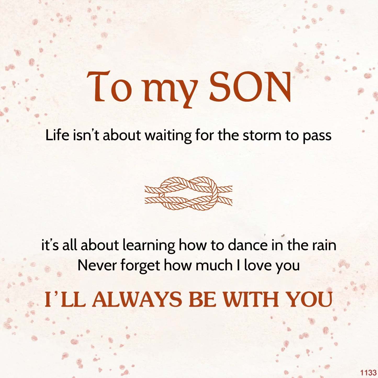 For Son - I’ll Always Be With You Infinity Bracelet