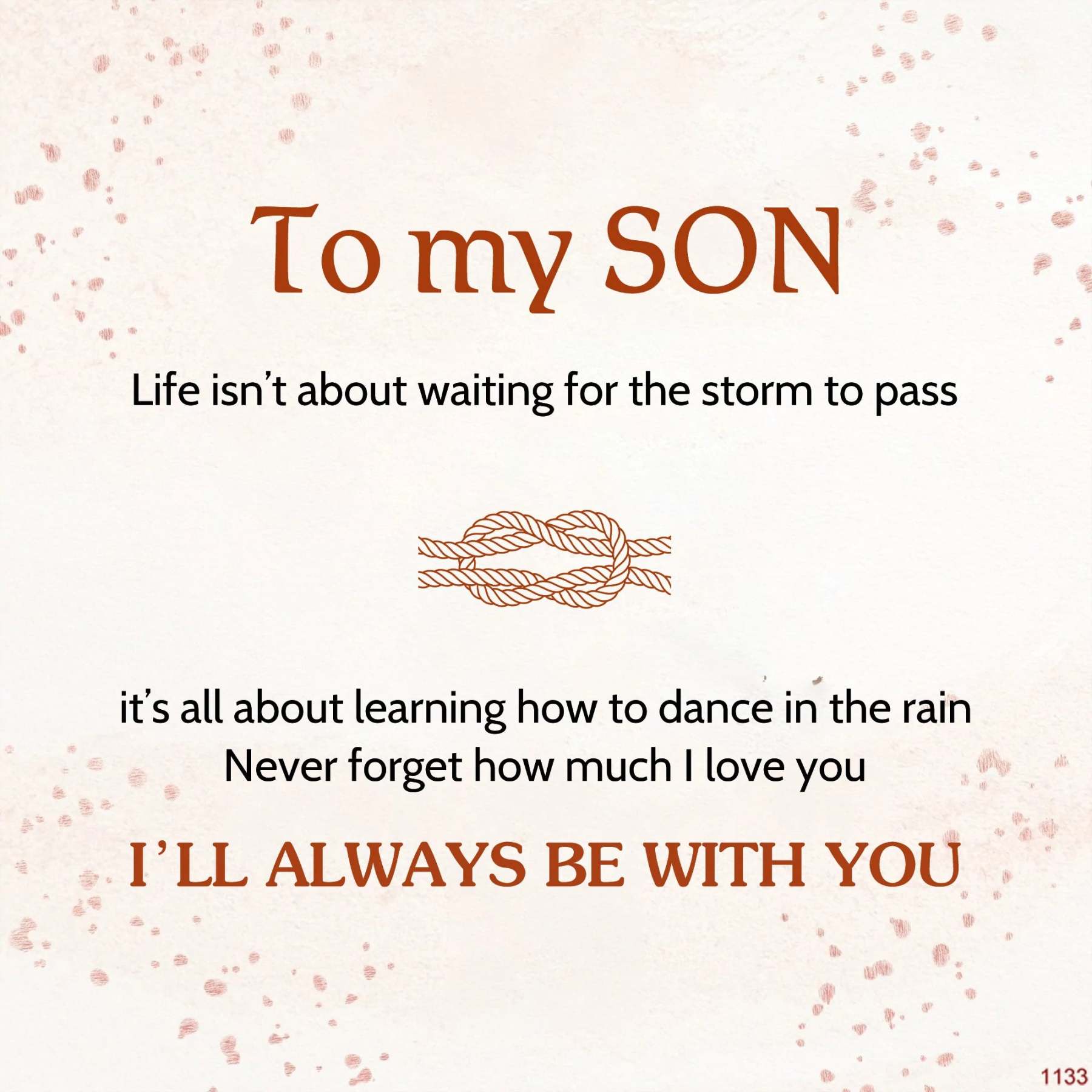 For Son - I’ll Always Be With You Infinity Bracelet