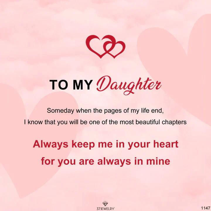 For Daughter - Always Keep Me In Your Heart  Infinity Bracelet-37bracelet