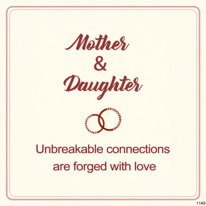 For Daughter - Mother & Daughter Unbreakable Connections Are Forged With Love Circle Bracelet-37bracelet