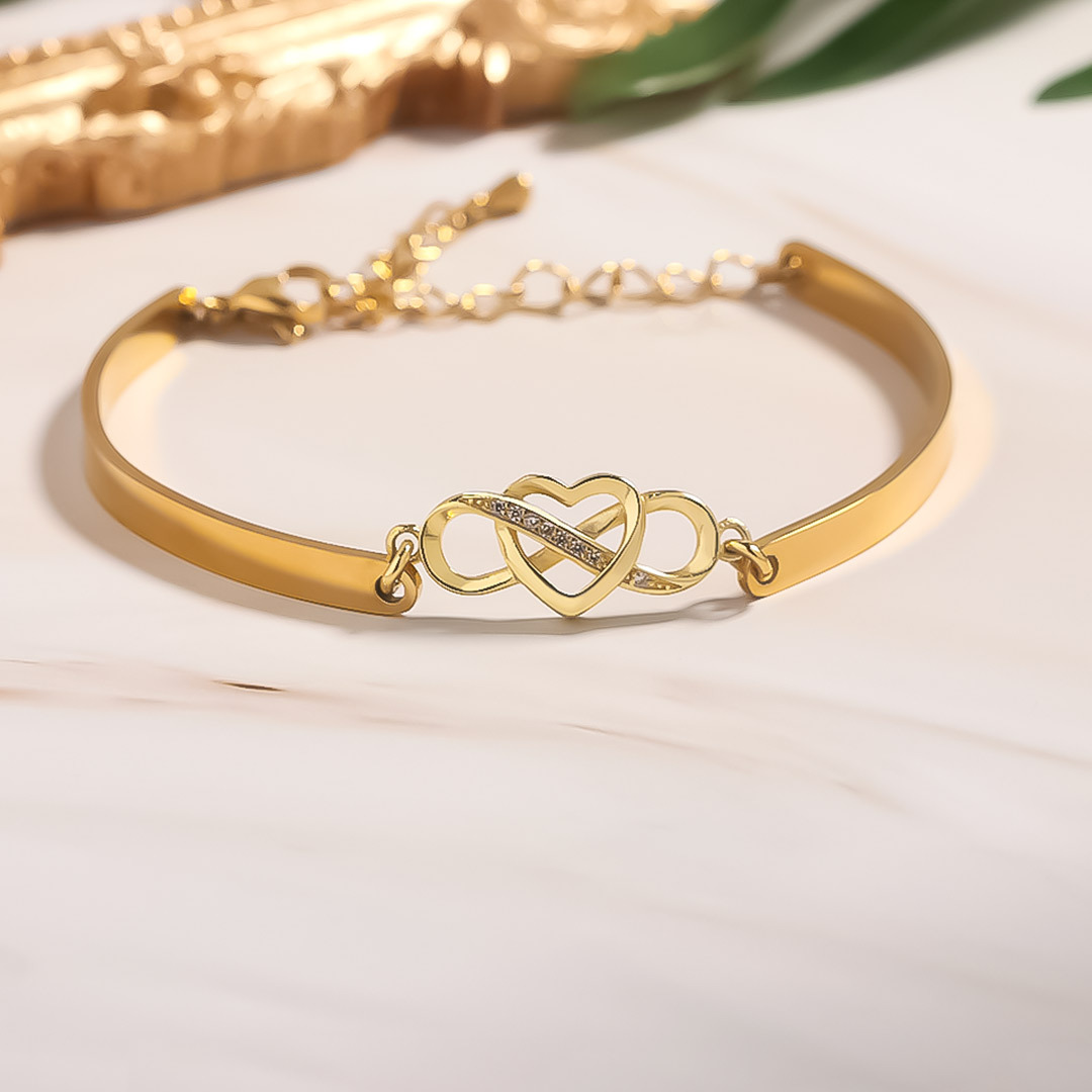 For Mother - The Everlasting Bond Between Mother And Daughter Infinity Bracelet