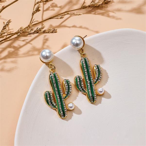 1 Pair Cactus Drop Earrings-37bracelet