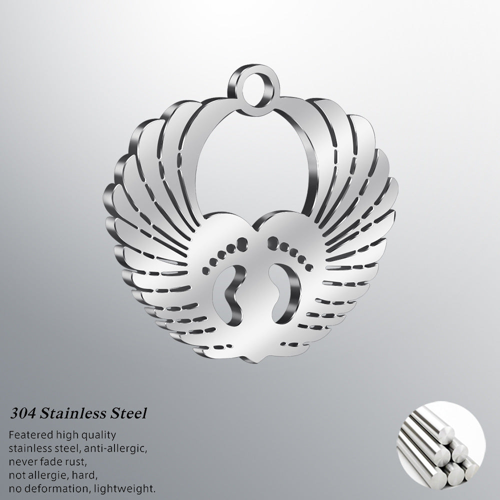 Little Baby Feet With Wings Ornament