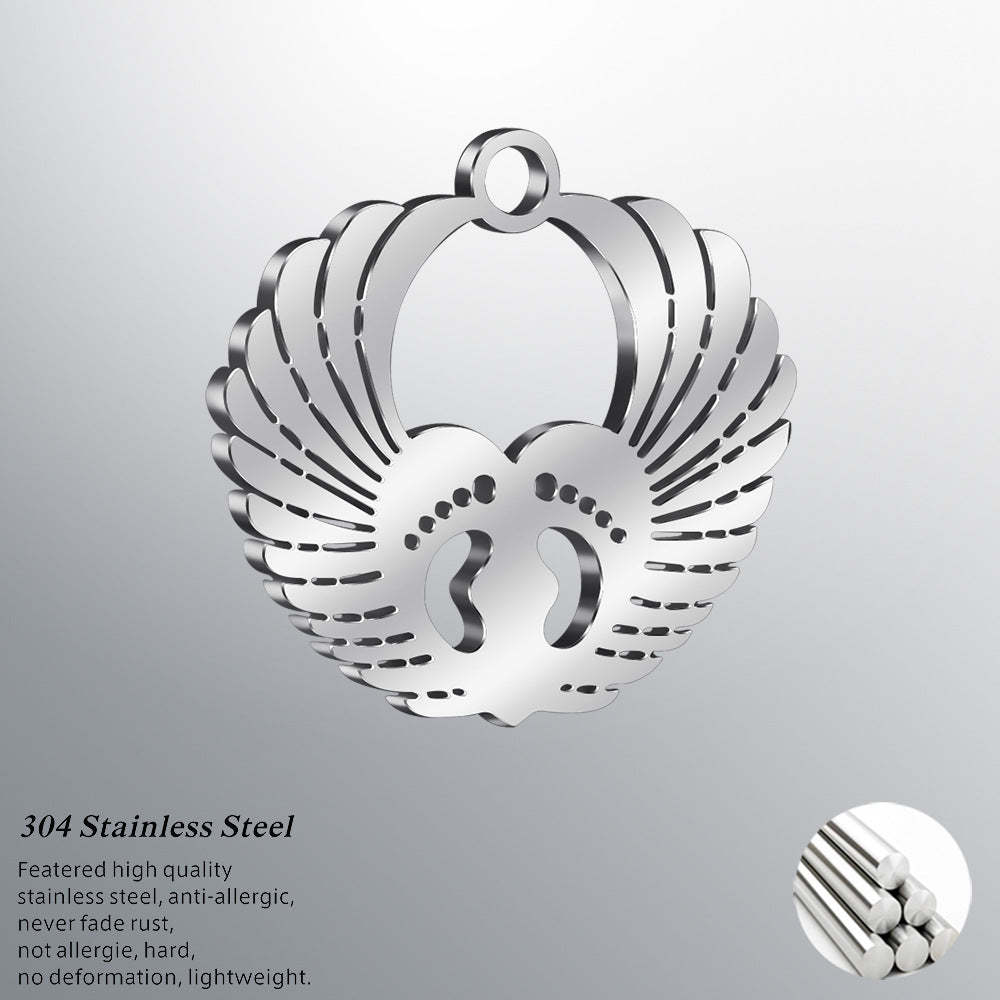 Little Baby Feet With Wings Ornament