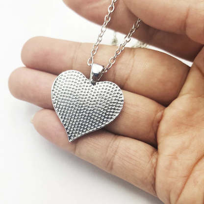 For Granddaughter - I'll Always Be With You Heart Necklace-37bracelet