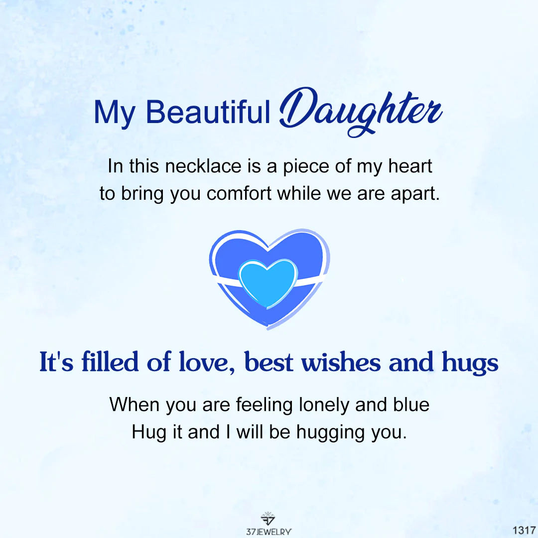 For Granddaughter/Daughter - It's Filled Of Love, Best Wishes And Hugs Heart Bracelet-37bracelet