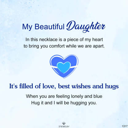 For Granddaughter/Daughter - It's Filled Of Love, Best Wishes And Hugs Heart Bracelet-37bracelet