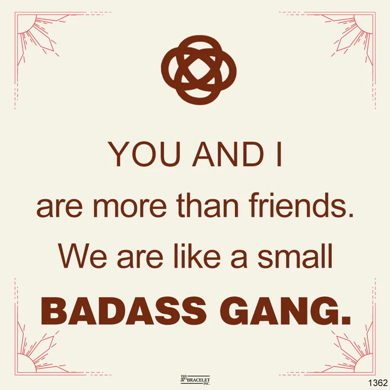 For Friend - We Are Like A Small Badass Gang Flower Bracelet-37bracelet