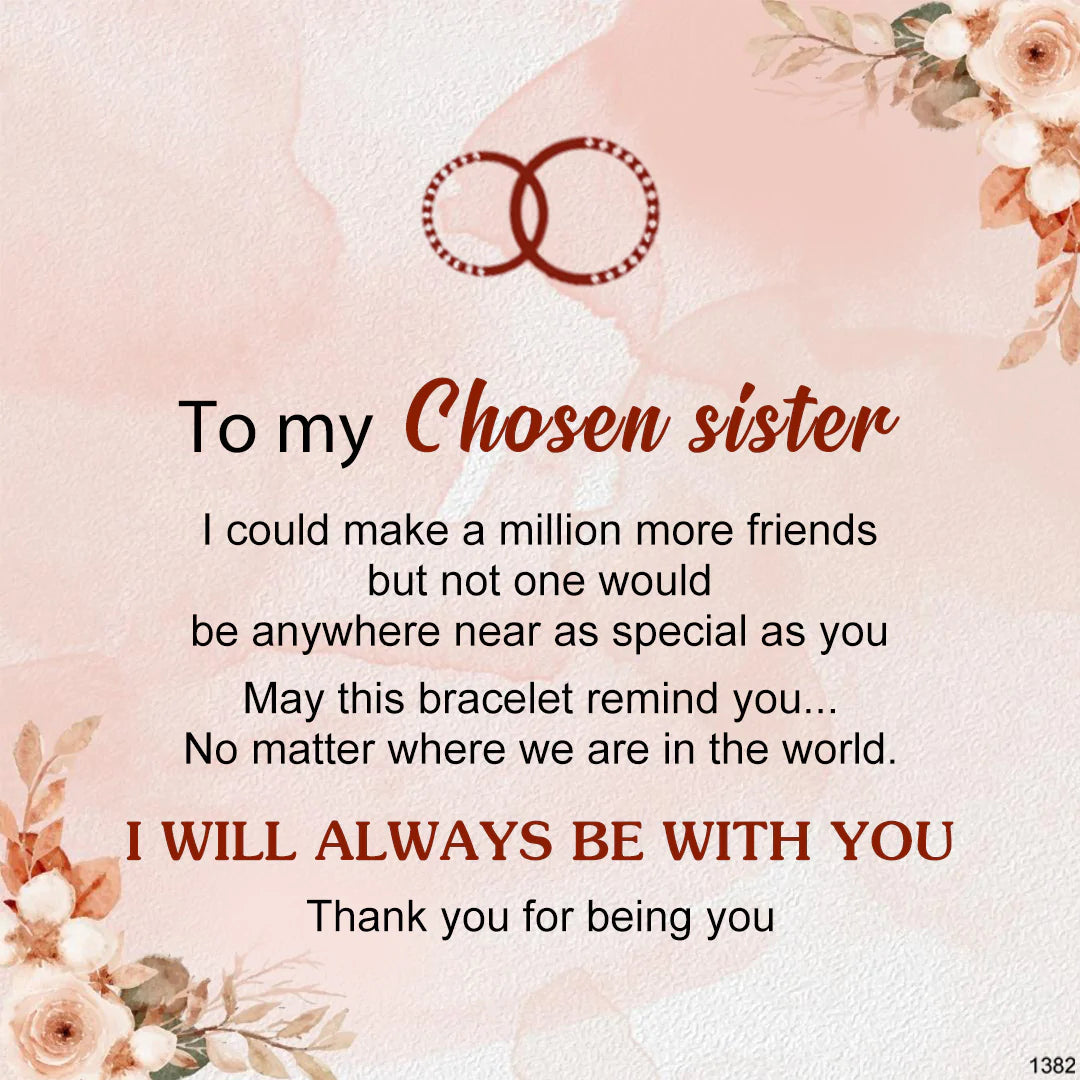 For Friend - I Will Always Be With You Circle Bracelet-37bracelet