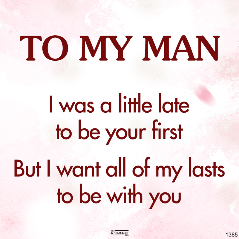 For Love -  I Want All Of My Lasts To Be With You Grey Knotted Bracelet