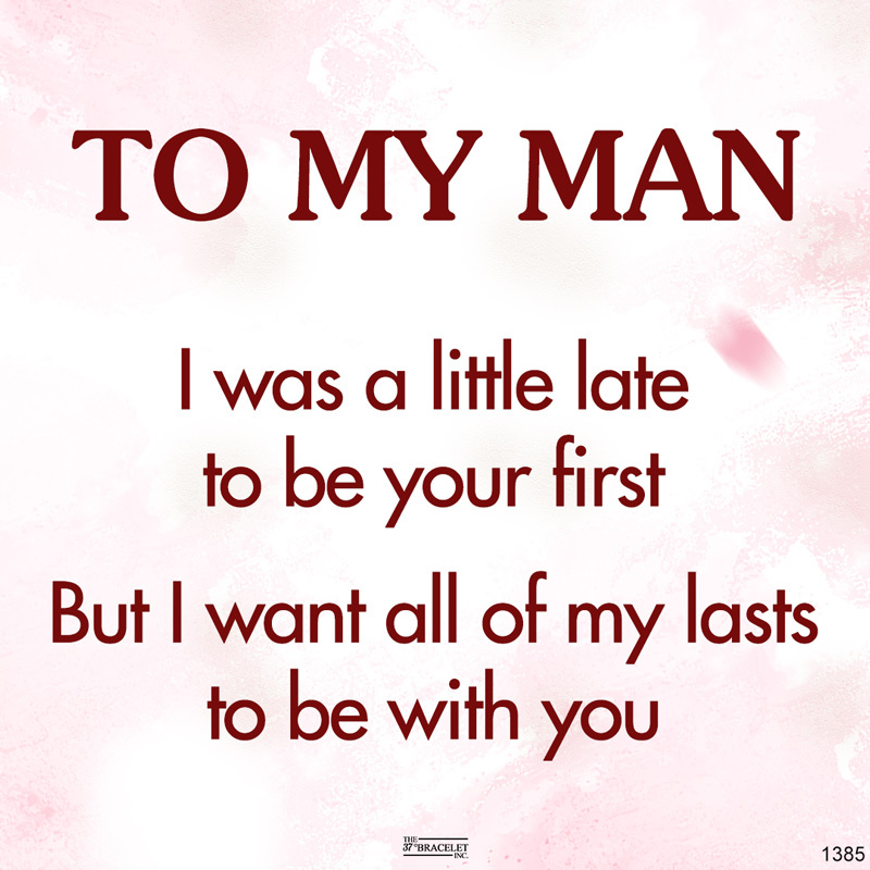 For Love - I Want All Of My Lasts To Be With You Grey Knotted Bracelet