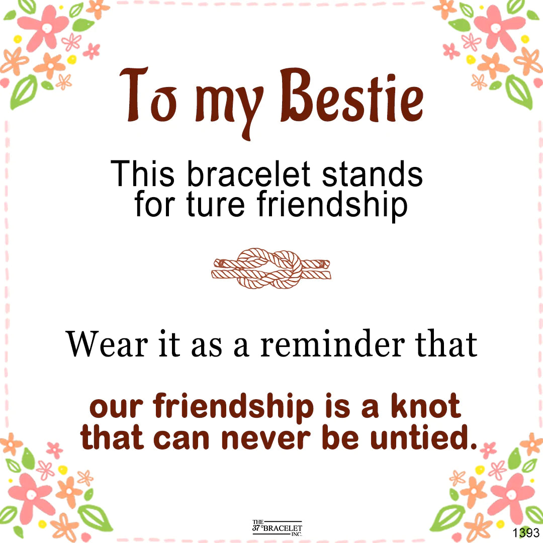 For Friend - Our Friendship Is A Knot That Can Never Be Untied Knot Bracelet-37bracelet