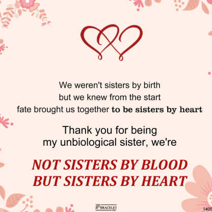 For Friend - Not Sisters By Blood But Sisters By Heart Two Hearts Bracelet-37bracelet