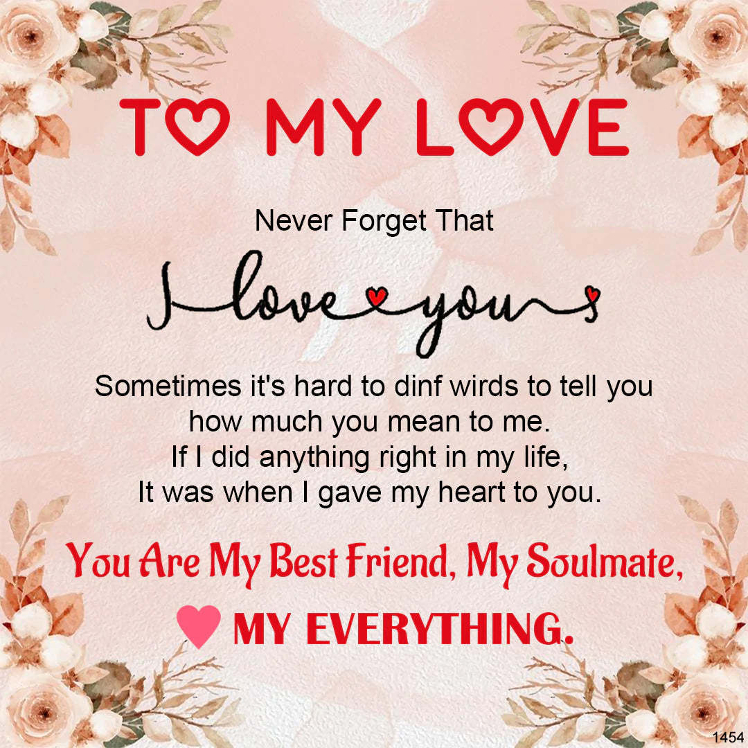 For Love - You Are My Best Friend, My Soulmate, MY EVERYTHING Couple Keychains