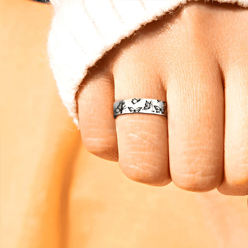 For Daughter - I Will Always Be There For You Butterfly Ring