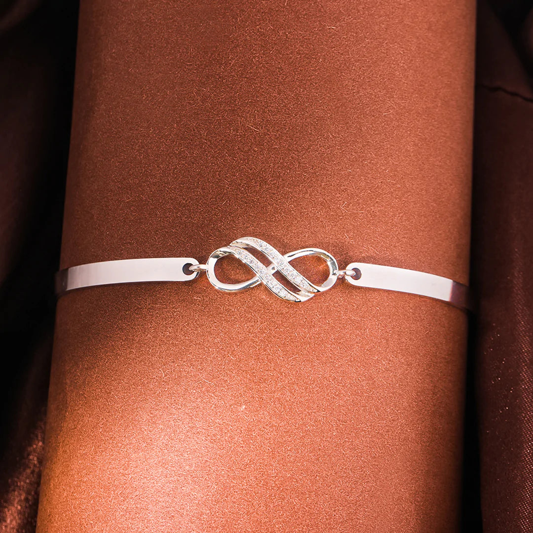 For Friend - I WILL ALWAYS BE THERE FOR YOU Double Infinity Bracelet-37bracelet