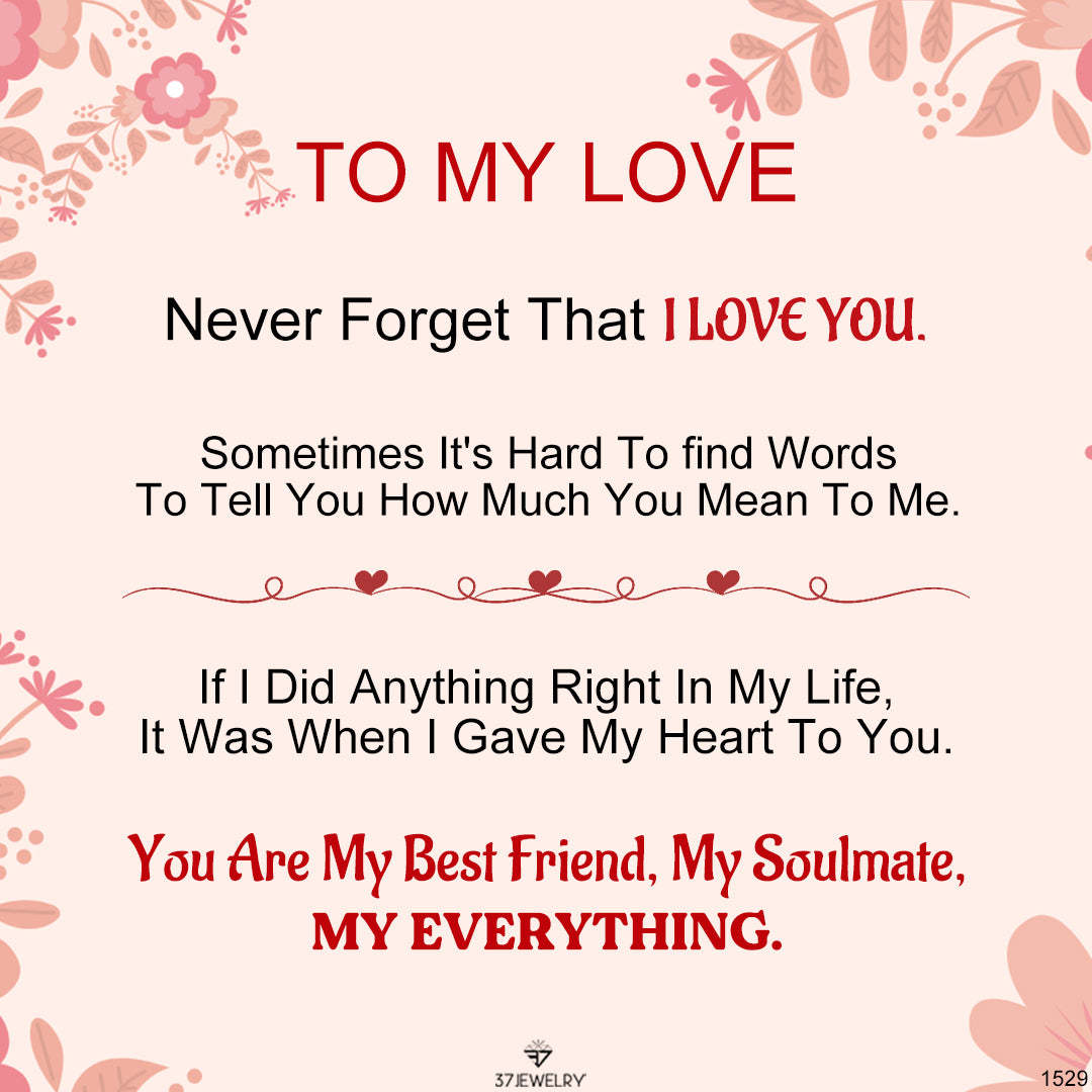 For Love - You Are My Best Friend, My Soulmate Infinity Bracelet-37bracelet