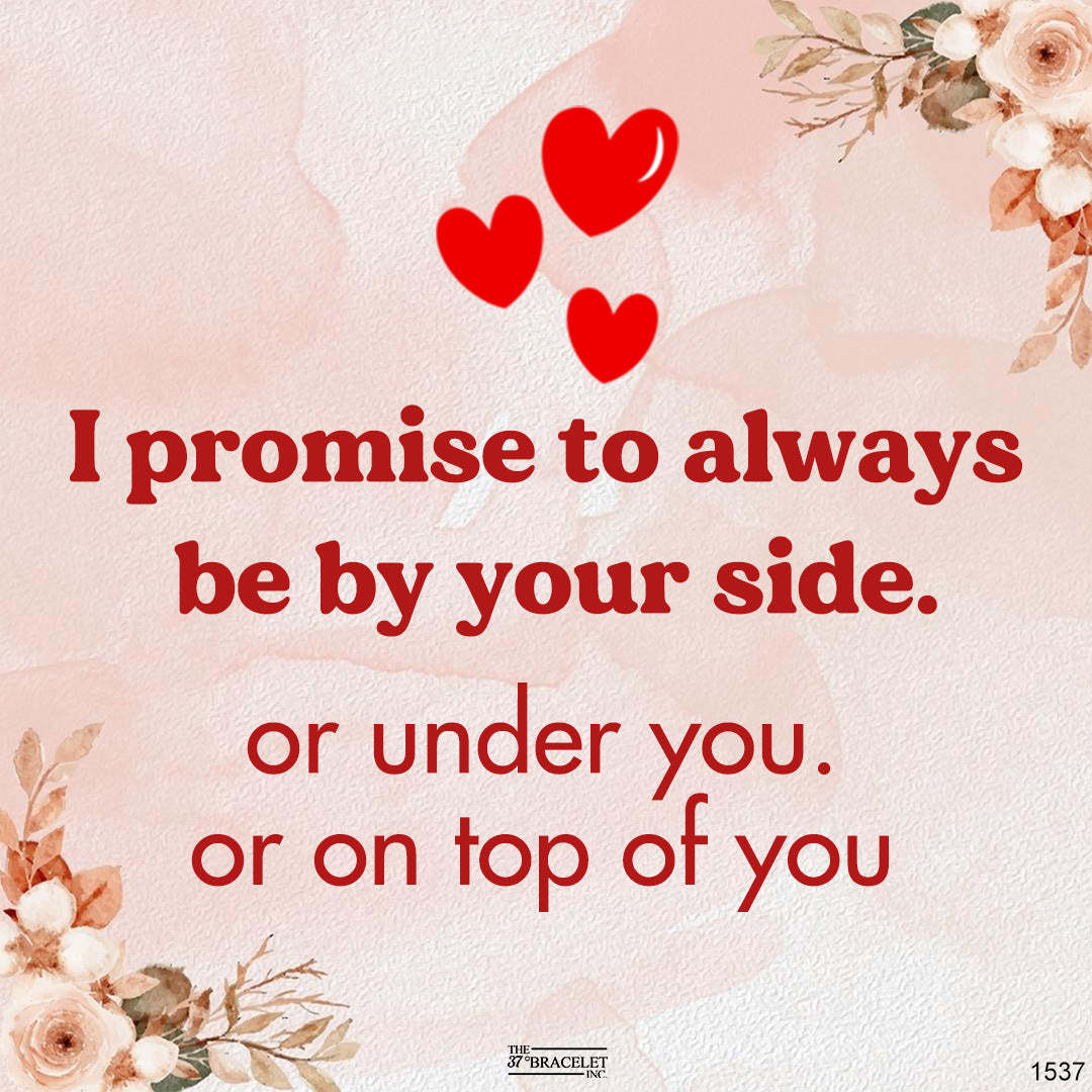 For Love - I Promise To Always Be By Your Side Funny Keychain