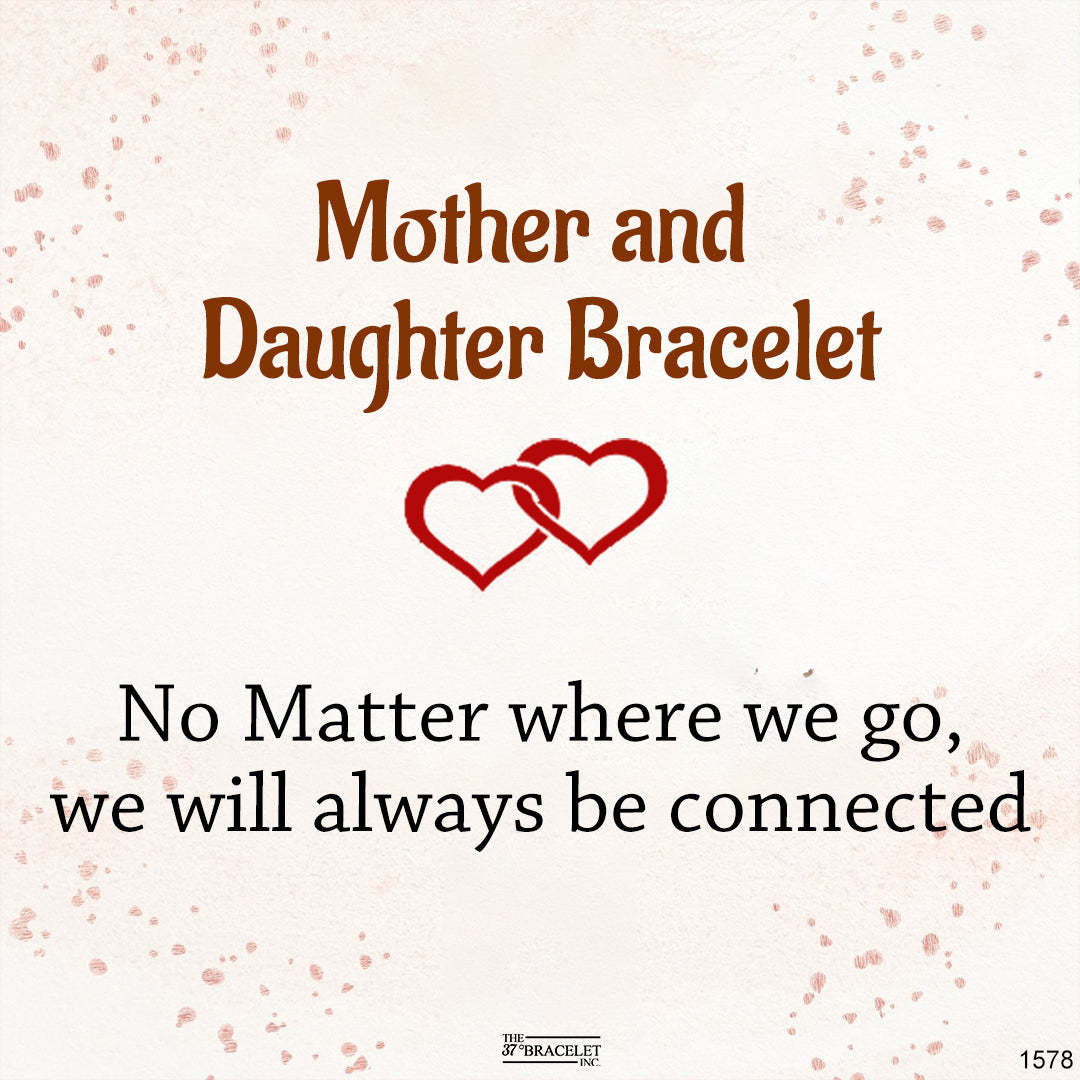 For Daughter - We Will Always Be Connected Double Heart Tennis Bracelet-37bracelet