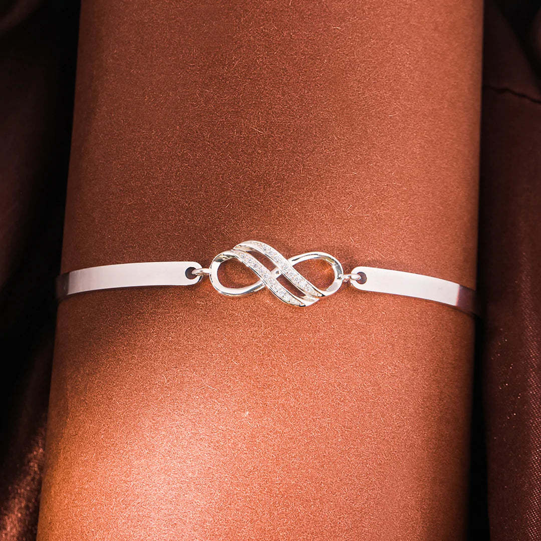 For Friend - I WILL ALWAYS BE THERE FOR YOU Double Infinity Bracelet-37bracelet