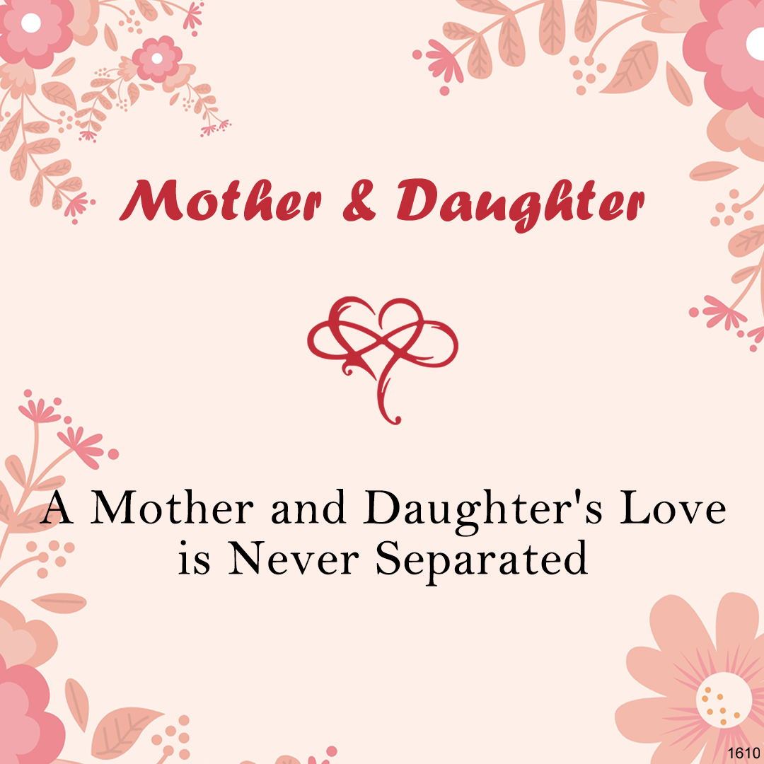 For Daughter- A Mother And Daughter's Love Is Never Seperated Infinity Bracelet-37bracelet