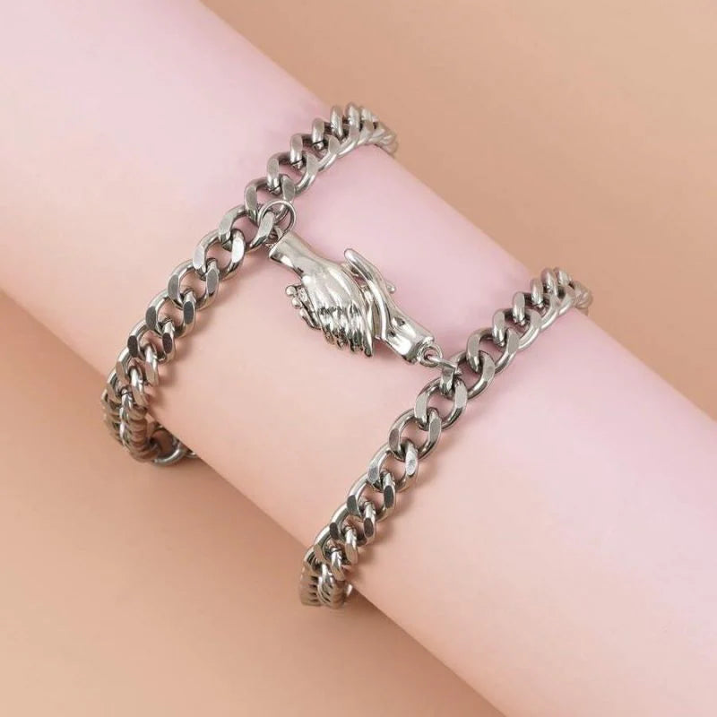 For Love - Hand In Hand Magnetic Couple Bracelets-37bracelet