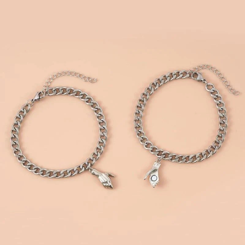 For Love - Hand In Hand Magnetic Couple Bracelets-37bracelet