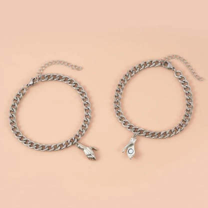 For Love - Hand In Hand Magnetic Couple Bracelets-37bracelet