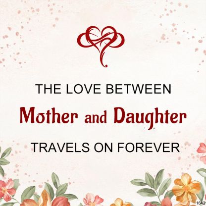 For Daughter - The Love Between Mother And Daughter Travels On Forever Infinity Bracelet