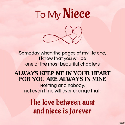 For Niece - The Love Between Aunt And Niece Is Forever Infinity Bracelet