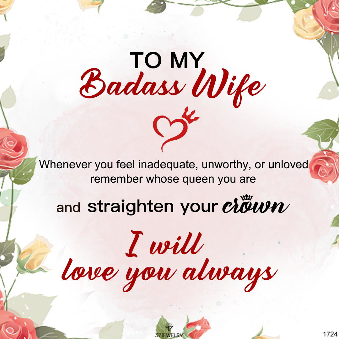 For Wife - I Will Love You Always Crown Bracelet