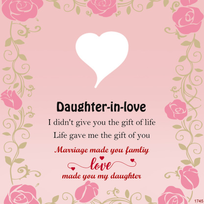 For Daughter-in-law - Marriage Made You Family Love Made You My Daughter Bangle Bracelet-37bracelet