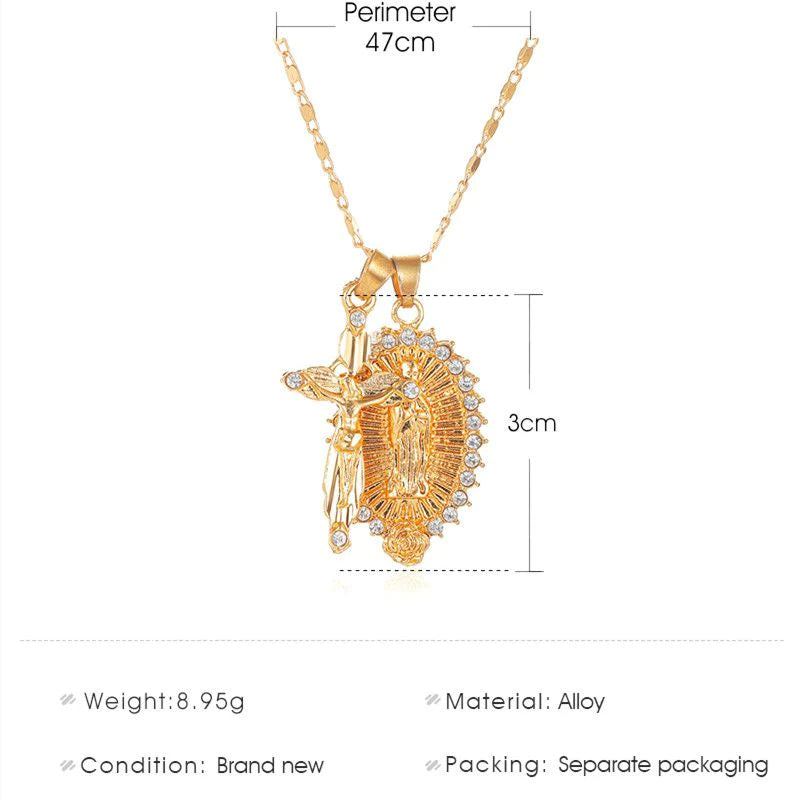 Maria Cross Necklace