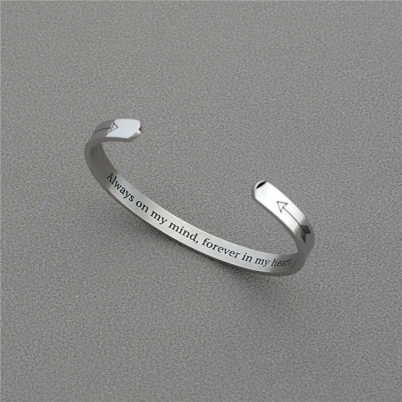Always On My Mind Forever In My Heart Bracelet
