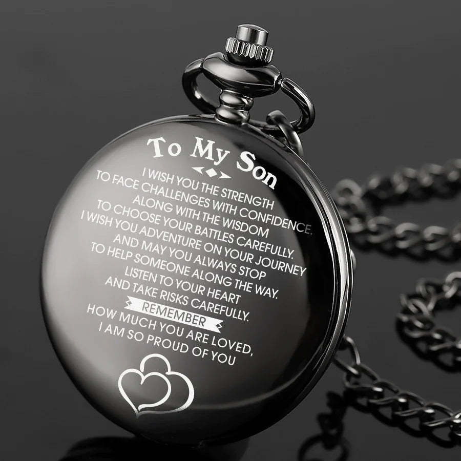 For Daughter - I Am So Proud Of You Pocket Watch-37bracelet