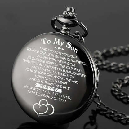 For Daughter - I Am So Proud Of You Pocket Watch-37bracelet