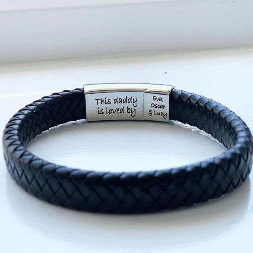 For Father - This Dad Is Loved By... Customizable Bracelet-37bracelet