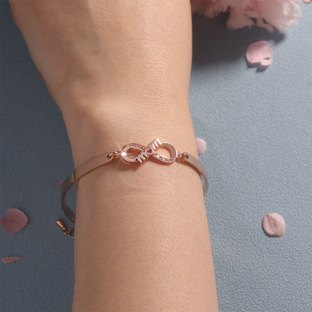 For Mother - I Love You Until Infinity Runs Out Infinity Bracelet