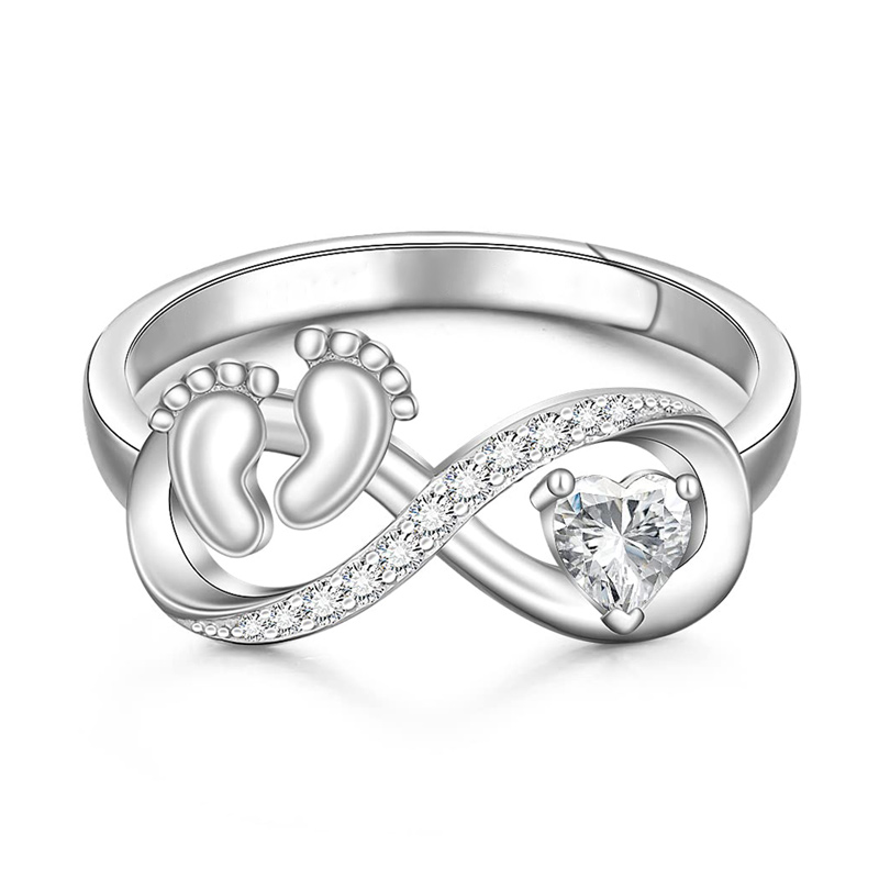 For Mother - I Want You To Know I Love You Infinity Diamond Ring