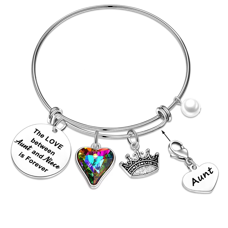 For Aunt/Niece - The Love Between Aunt And Niece Is Forever Love Bracelet