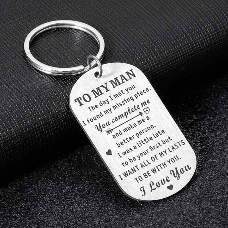 For Husband - I Want All of My Last to Be with You Keychain