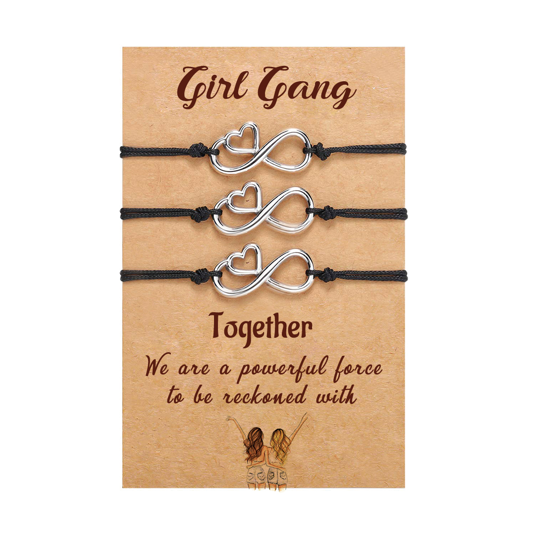 For Friend - Girl Gang Infinity Braided Bracelet