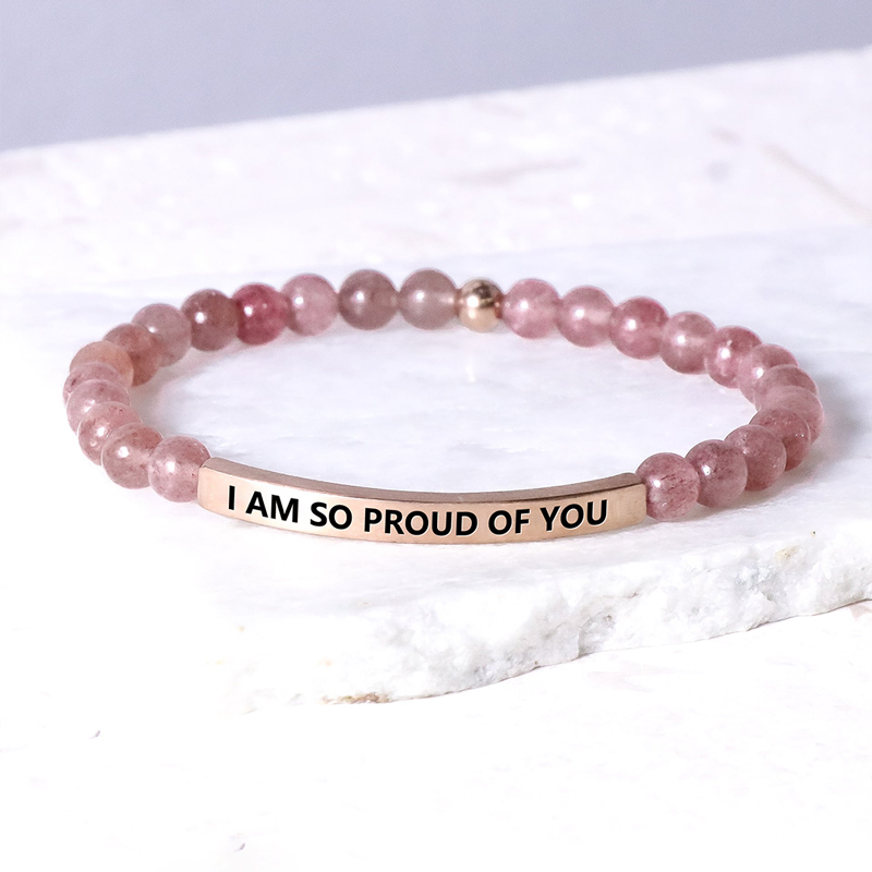 For Daughter - Remember How Much You Are Loved Bead Lettering Bracelet
