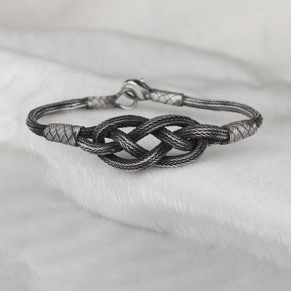 For Love -  You Are The One I Want To Be With Celtic Knot Braided Bracelet