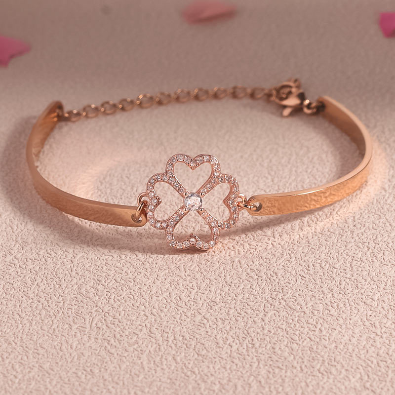 For Friend - I Feel So Lucky To Have You In My Life Four-Leaf Clover B