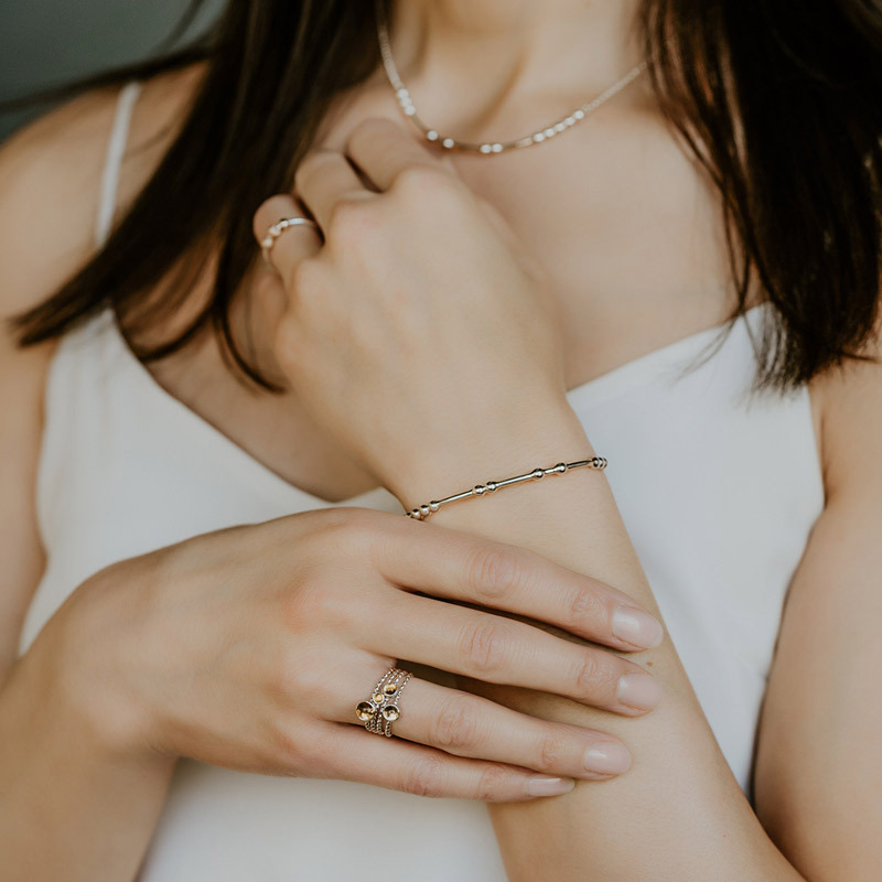I Love You Morse Code Bracelet