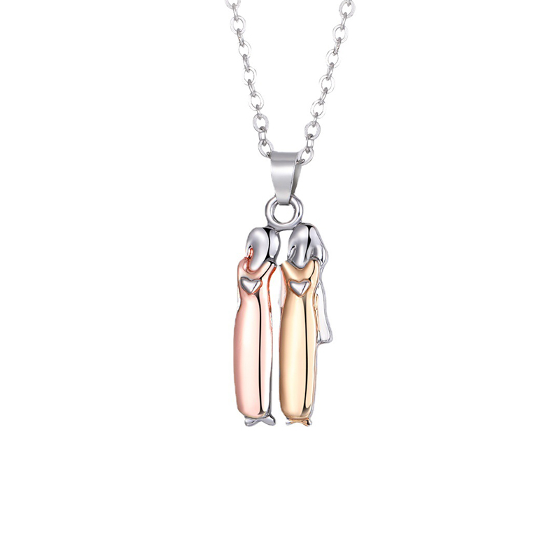 For Sister - A Sister Is God's Way Of Making Sure We Never Walk Alone Sister Necklace