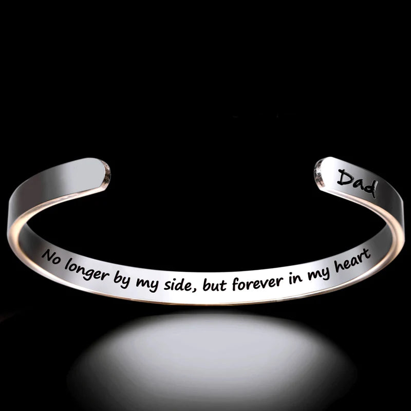 No Longer By My Side, But Forever In My Heart Bracelet