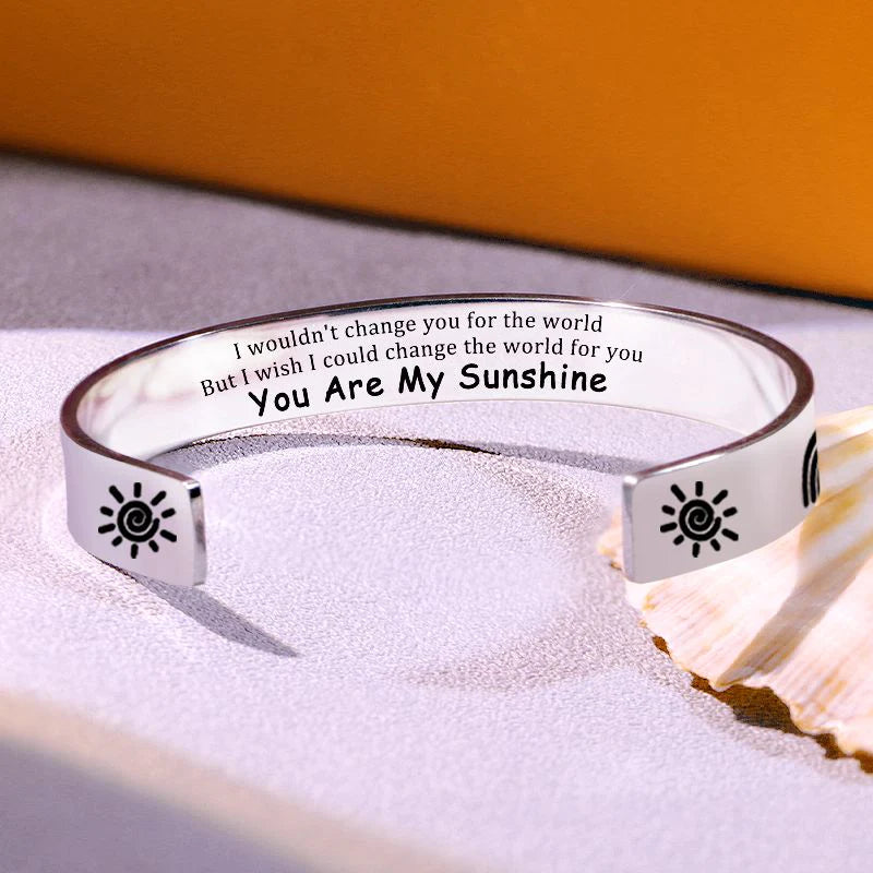 You Are My Sunshine Rainbow Bracelet